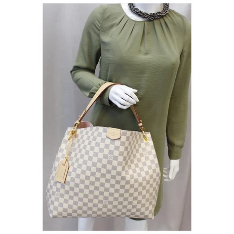 Graceful MM Damier Azur 